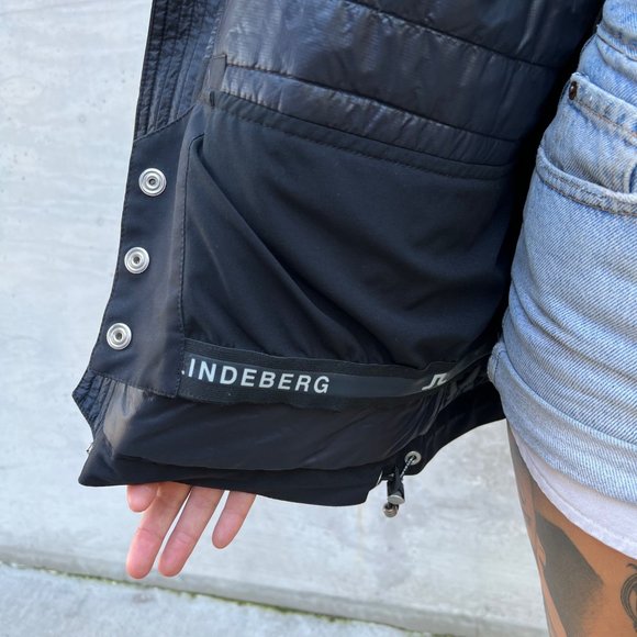 J. LINDEBERG Men's AUGUSTA Ski Jacket Black White Blue sz XL - Picture 10 of 13